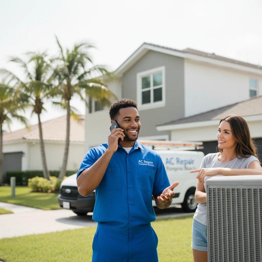 AC Repair Pompano Beach customer support in Santa Claus